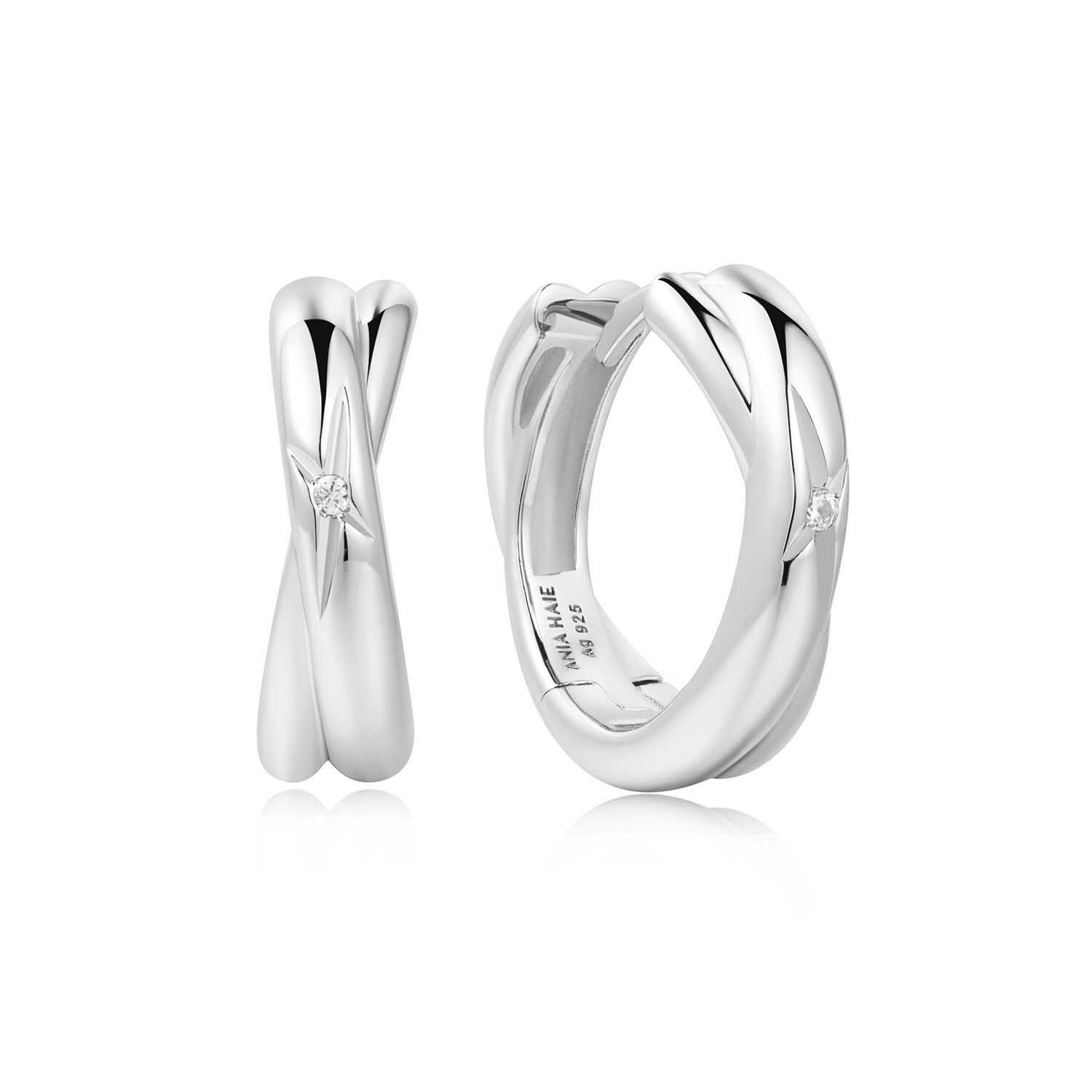  Dusk Divas - Argent / Rhodié - Zircone - 1,5cm